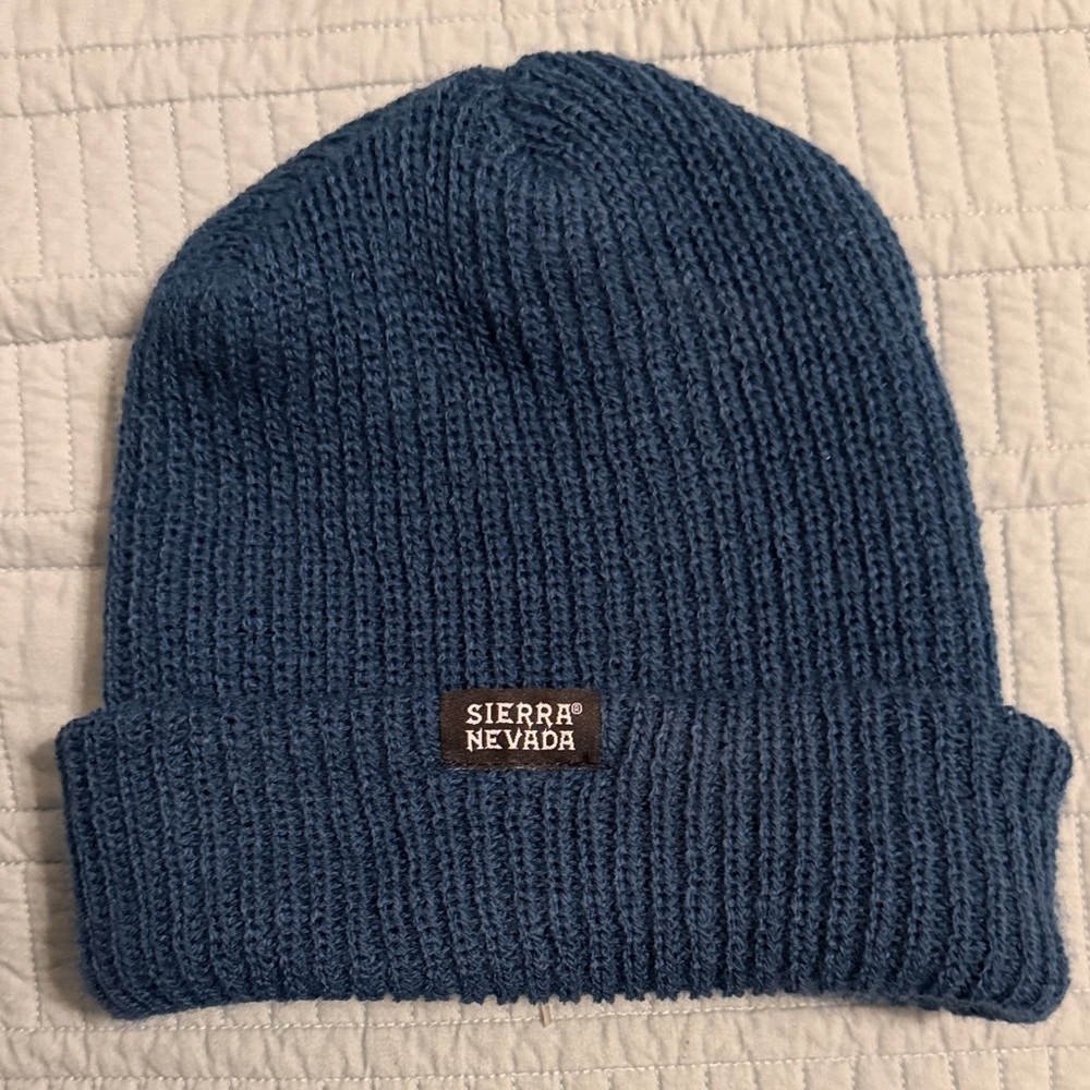 Sierra Nevada Men's Knit Beanie Hat - Navy Blue